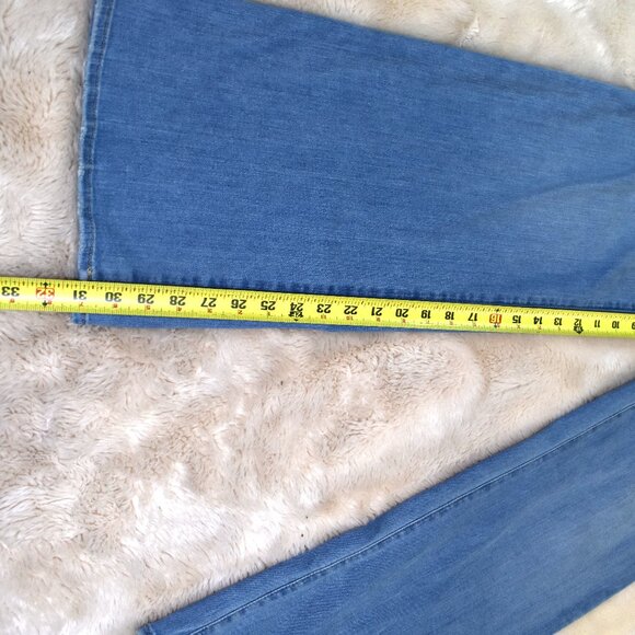 FRAME High Rise Wide Leg Jeans Women’s Size 26 Light Wash Stretchy Denim - Picture 11 of 12